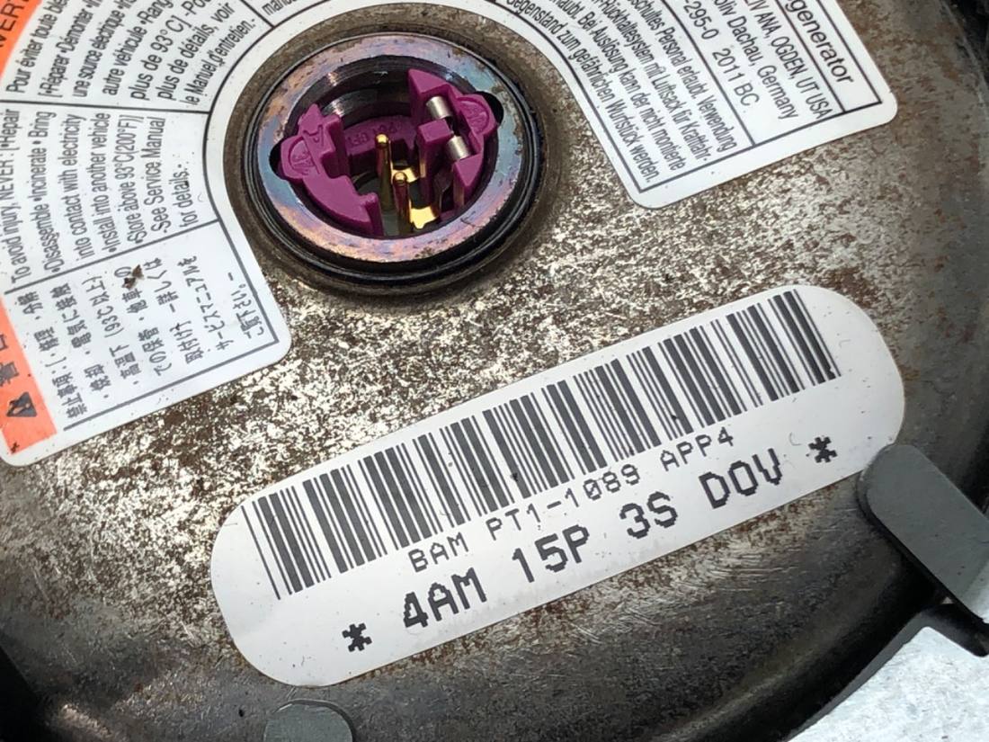 Подушка безопасности Airbag Citroen C3 9682894380 — фото детали 3