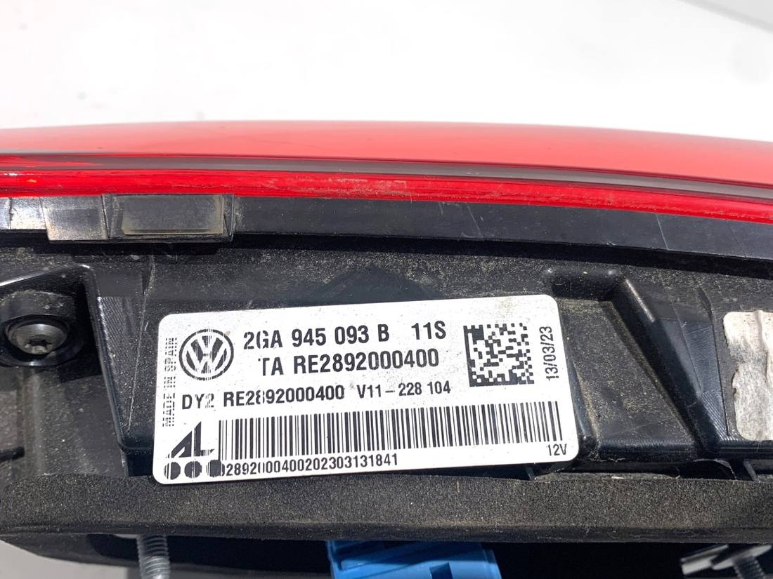 Ліхтар задній лівий Volkswagen T-Roc 2GA945093B — фото деталі 6