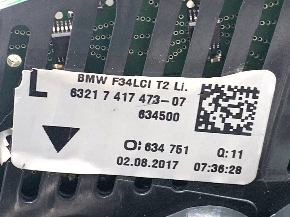 Ліхтар задній лівий BMW 3 F34 7417473 — фото деталі 4