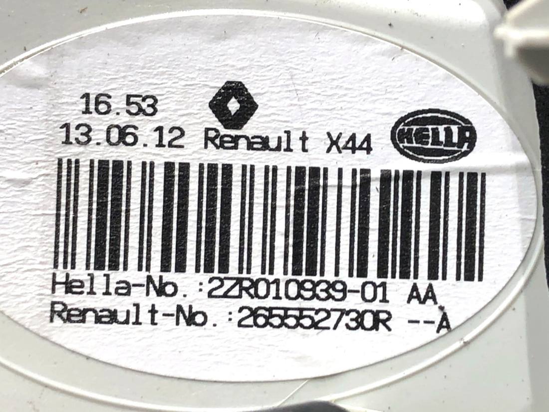 Ліхтар задній лівий Renault Twingo 265552730R — фото деталі 5