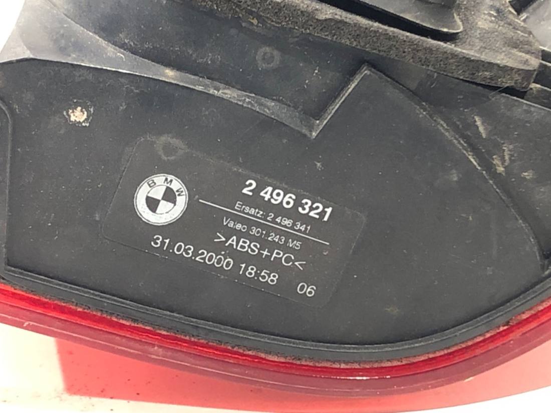 Ліхтар задній лівий BMW 5 E39 — фото деталі 4