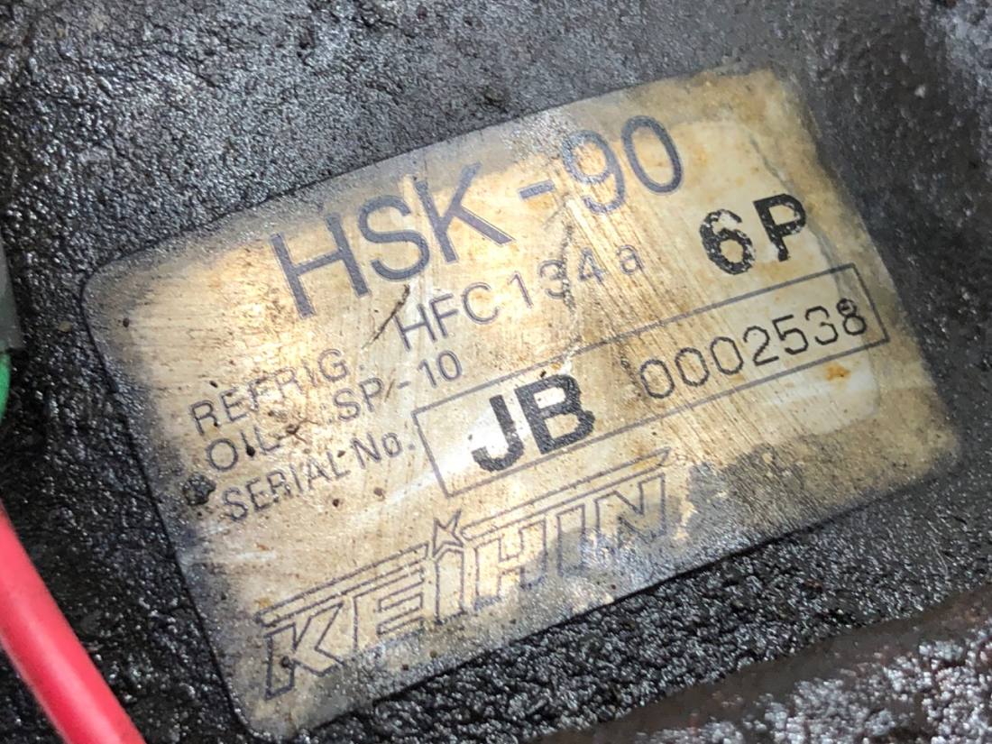 Компресор кондиціонера Honda Accord HSK-90 — фото деталі 5