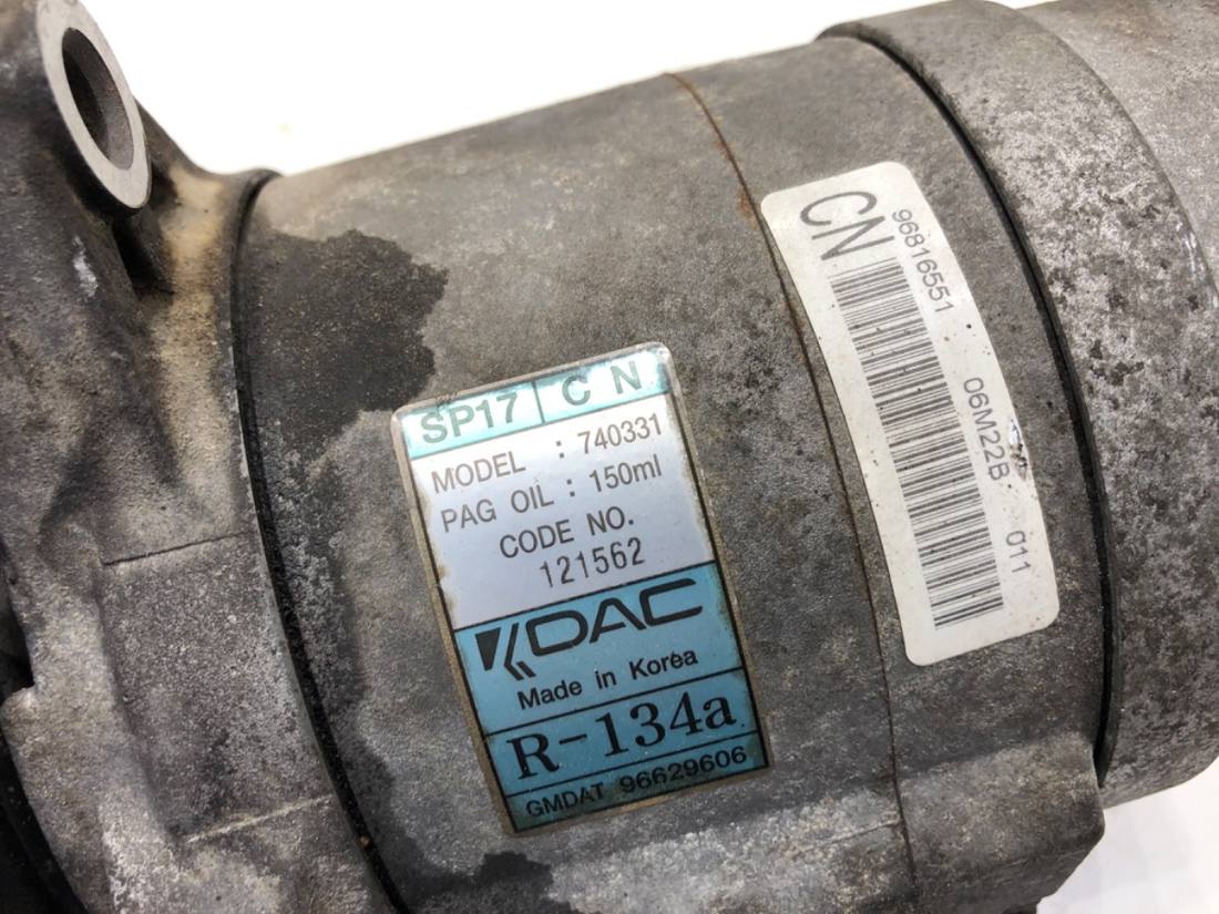 Компрессор кондиционера Chevrolet Captiva 96629606 — фото детали 3