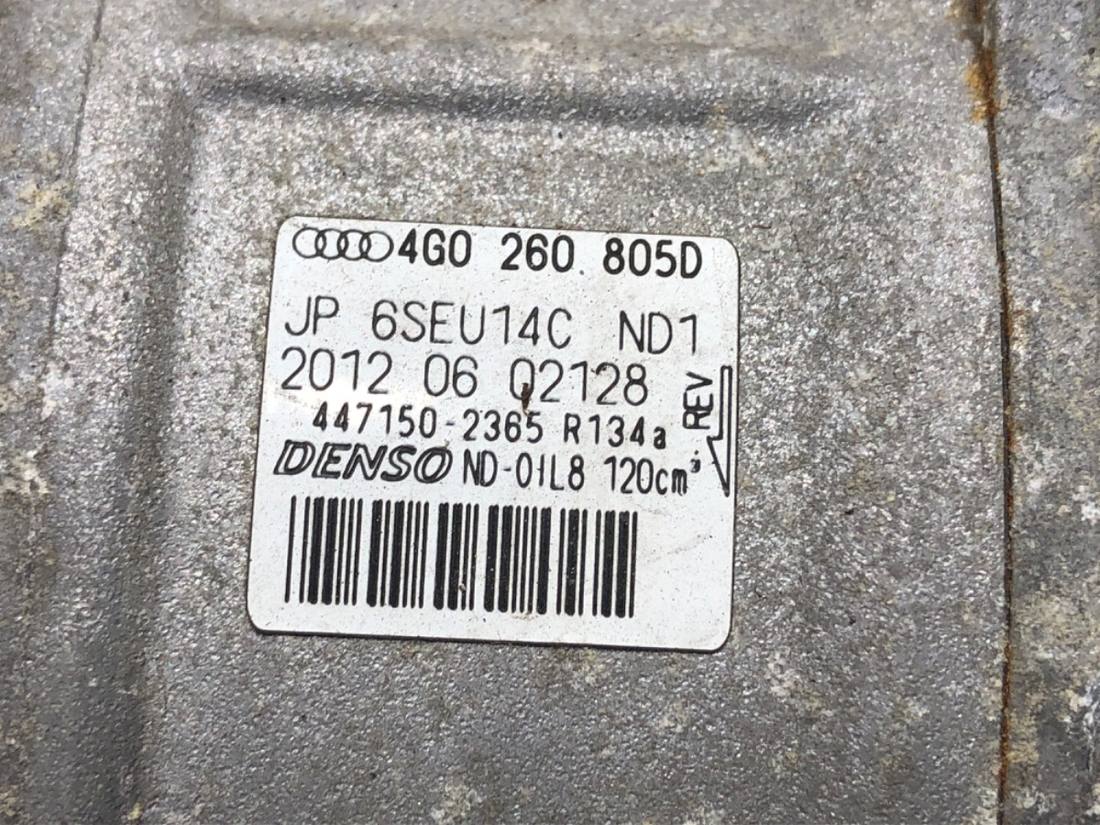 Компресор кондиціонера Audi A6 C7 4G0260805D — фото деталі 4