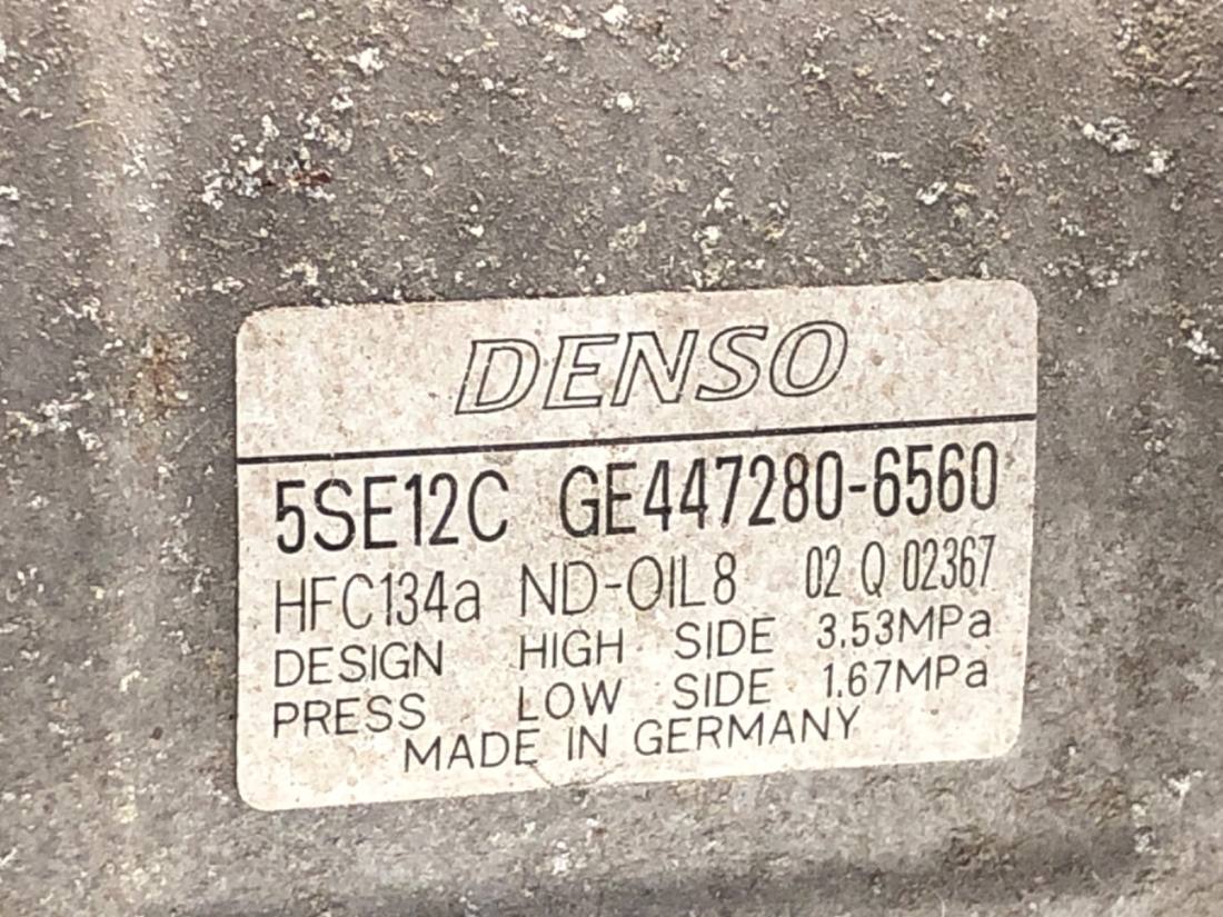 Компрессор кондиционера Toyota Avensis T27 GE447280-6560 — фото детали 4