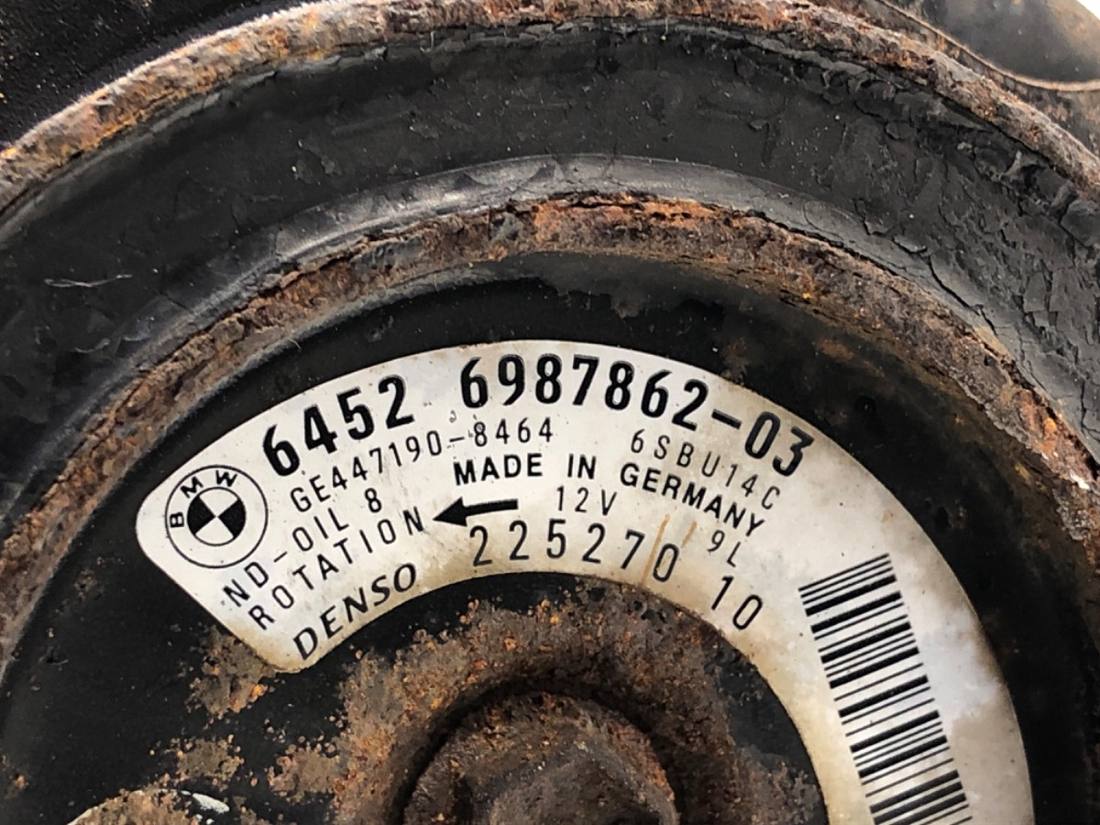 Компресор кондиціонера BMW 3 E90 6987862 — фото деталі 5