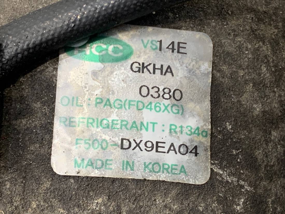 Компрессор кондиционера Hyundai Ix35 F500-DX9EA04 — фото детали 4