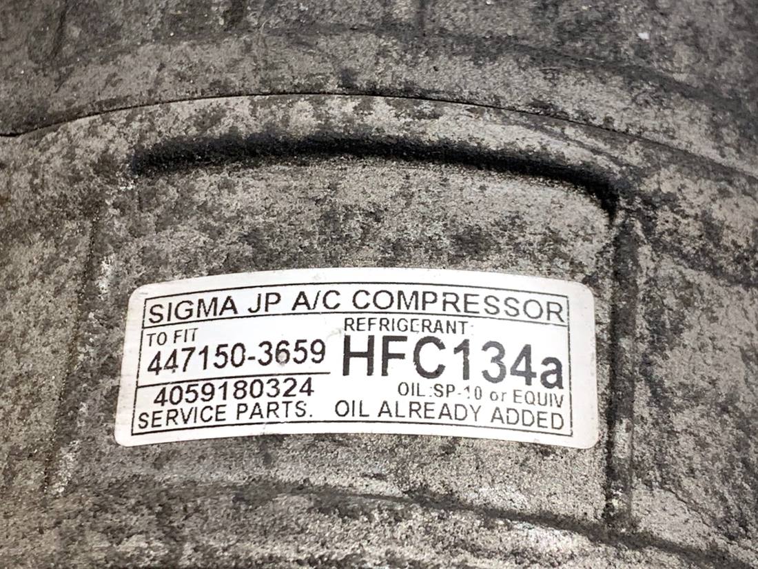 Компрессор кондиционера Skoda Octavia 2 447150-3659 — фото детали 4