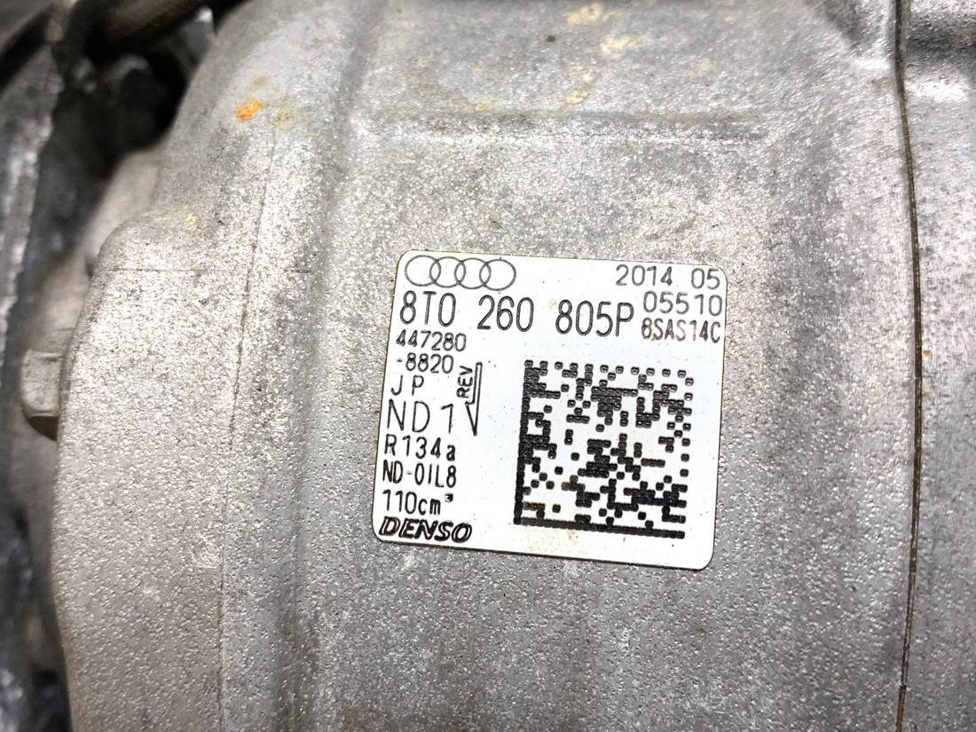 Компрессор кондиционера Audi A5 8T 8T0260805P — фото детали 4