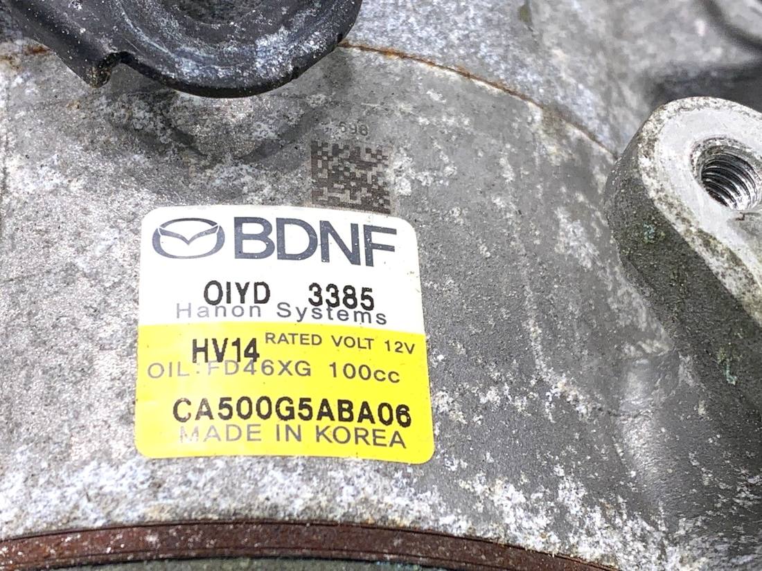 Компресор кондиціонера Mazda 3 CA500G5ABA06 — фото деталі 4