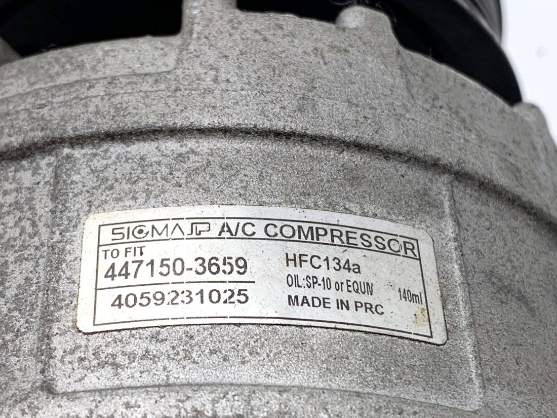 Компресор кондиціонера Volkswagen Passat CC 447150-3659 — фото деталі 6