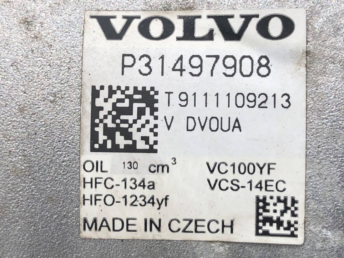 Компресор кондиціонера Volvo XC60 P31497908 — фото деталі 4