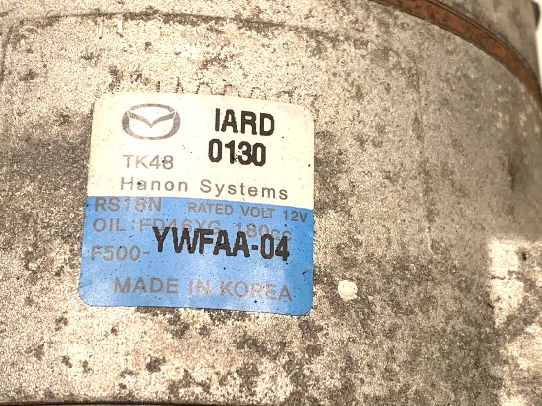 Компрессор кондиционера Mazda CX-9 F500-YWFAA-04 — фото детали 5