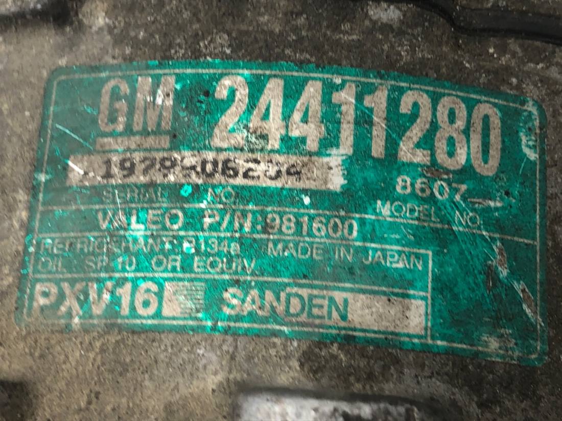 Компрессор кондиционера Saab 9-3 24411280 — фото детали 6