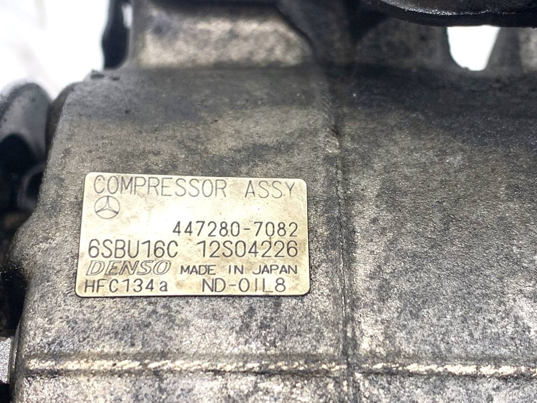 Компресор кондиціонера Mercedes CLS C218 447280-7082 — фото деталі 4