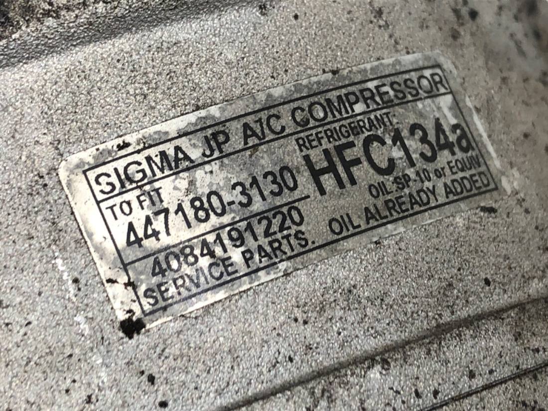 Компресор кондиціонера BMW X3 E83 447180-3130 — фото деталі 4