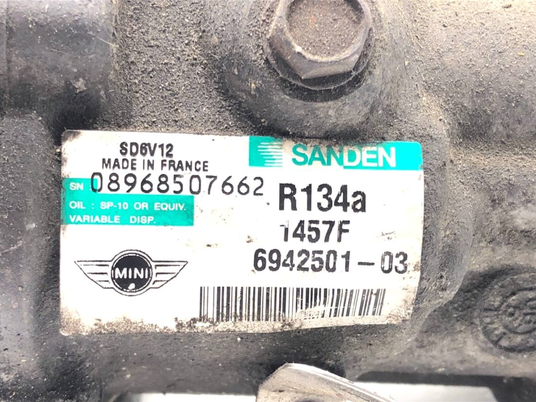 Компресор кондиціонера Mini Mini R56 6942501 — фото деталі 5
