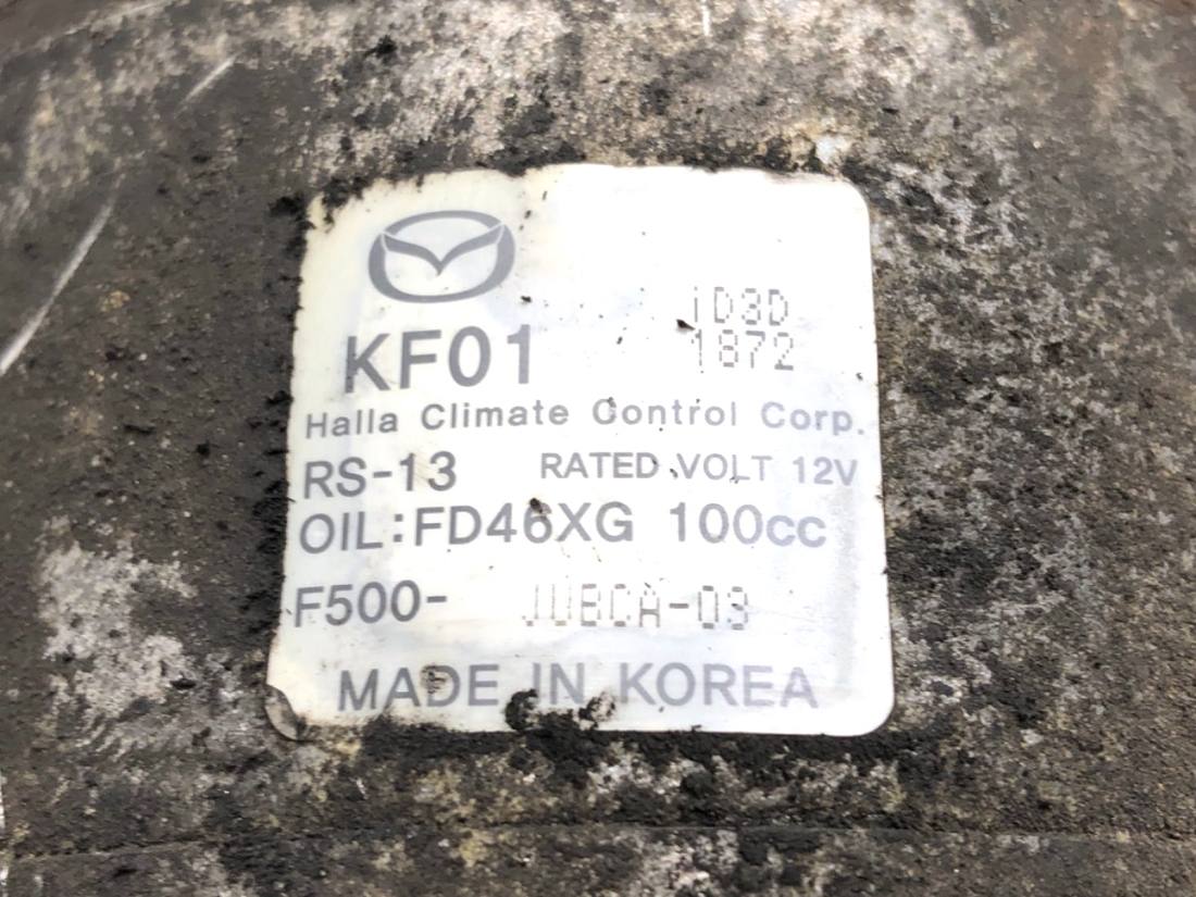 Компрессор кондиционера Mazda CX-5 F500-JUBCA-03 — фото детали 4
