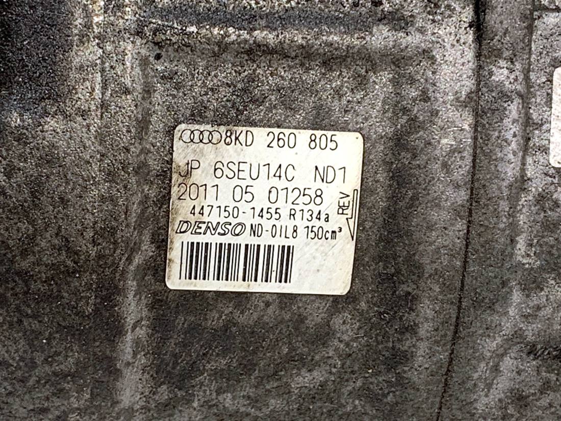 Компресор кондиціонера Audi Q5 8K0260805 — фото деталі 5