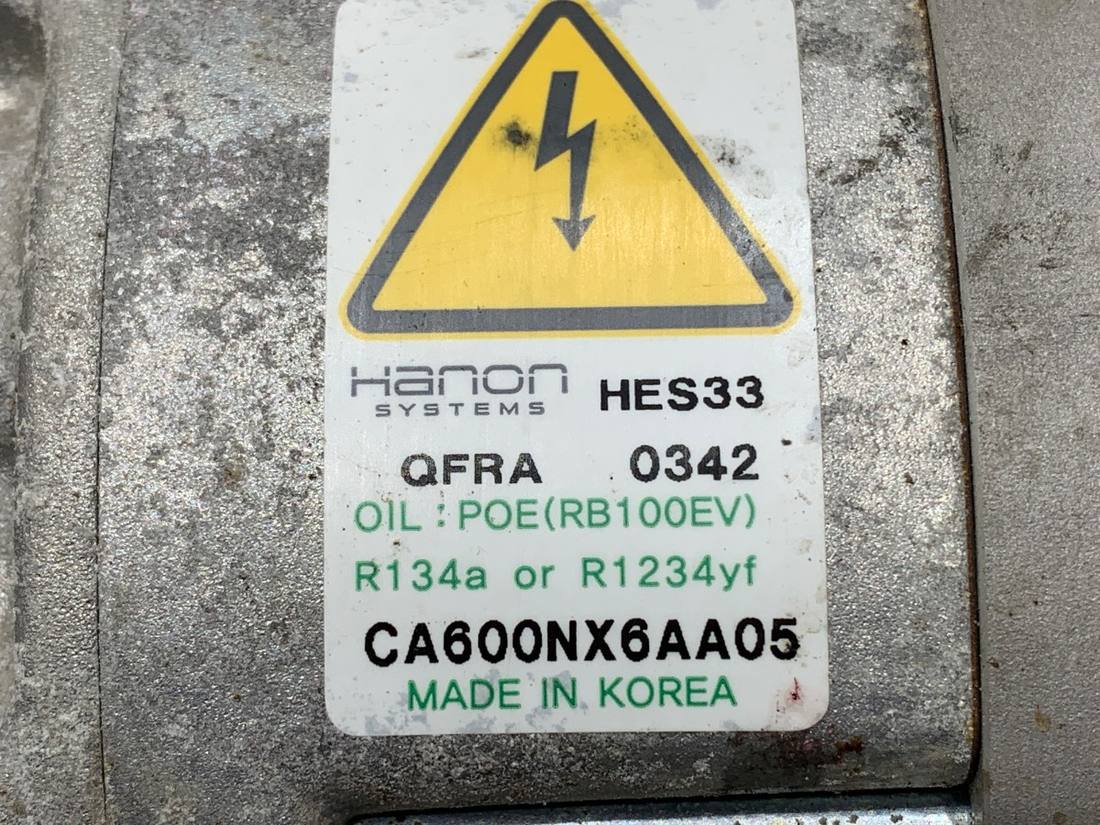 Компрессор кондиционера Hyundai Tucson CA600NX6AA05 — фото детали 6