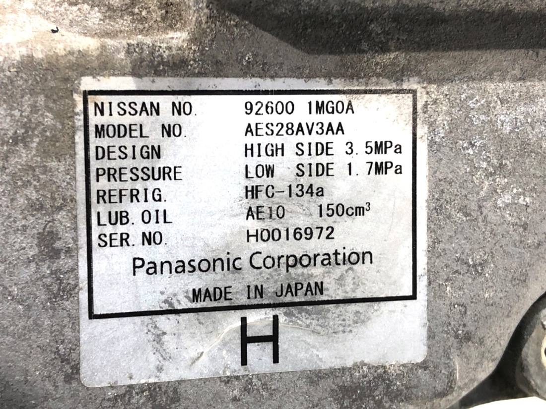 Компресор кондиціонера Nissan Leaf 92600-1MG0A — фото деталі 6