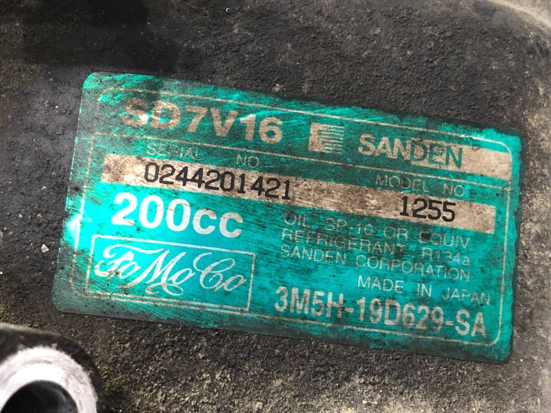 Компресор кондиціонера Mazda 3 3M5H-19D629-SA — фото деталі 5