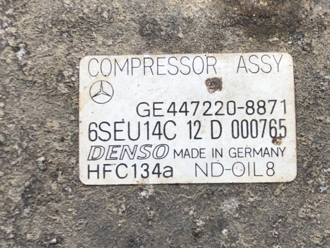 Компрессор кондиционера Mercedes Vaneo 447220-8871 — фото детали 5
