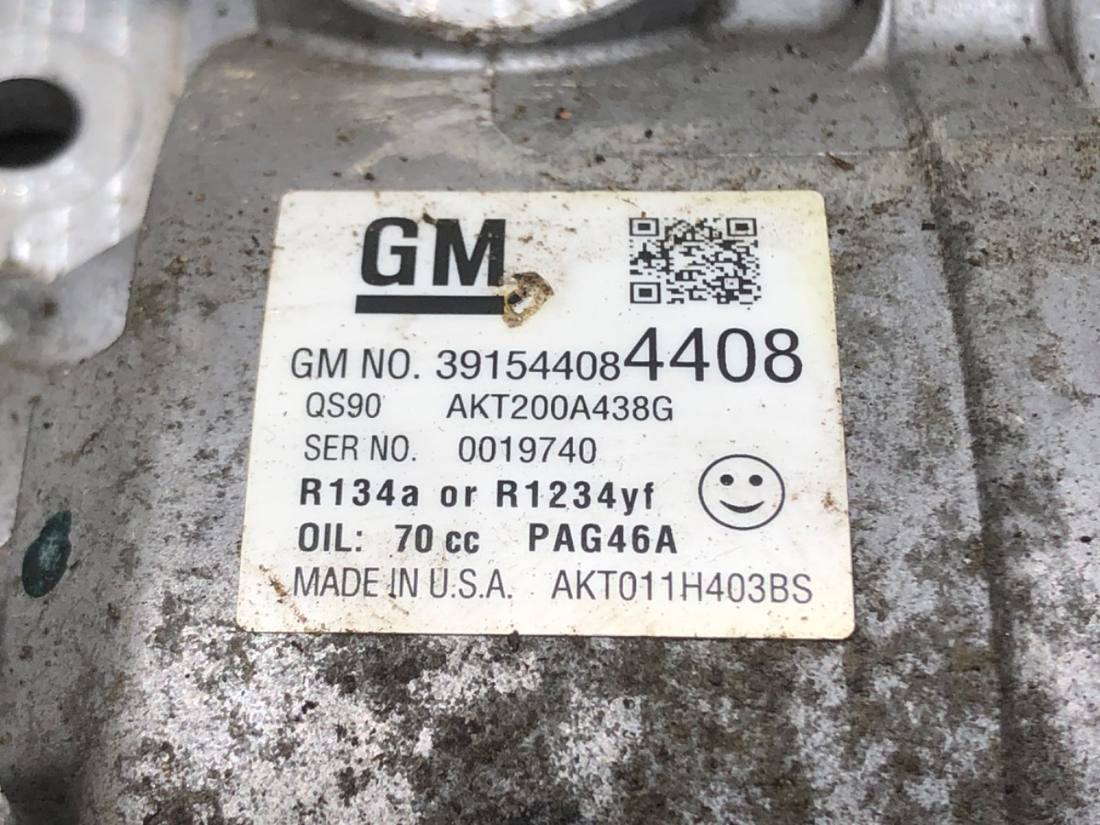 Компресор кондиціонера Opel Mokka 39154408 — фото деталі 4