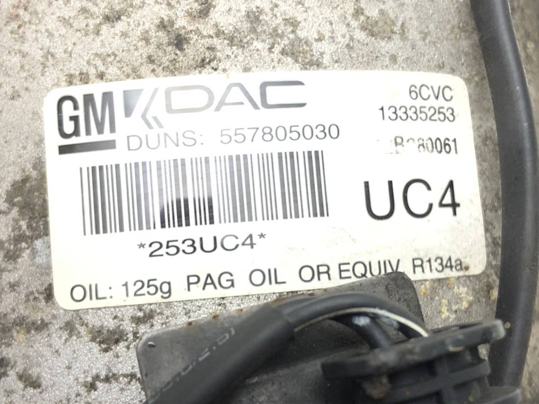 Компресор кондиціонера Chevrolet Cruze 557805030 — фото деталі 4