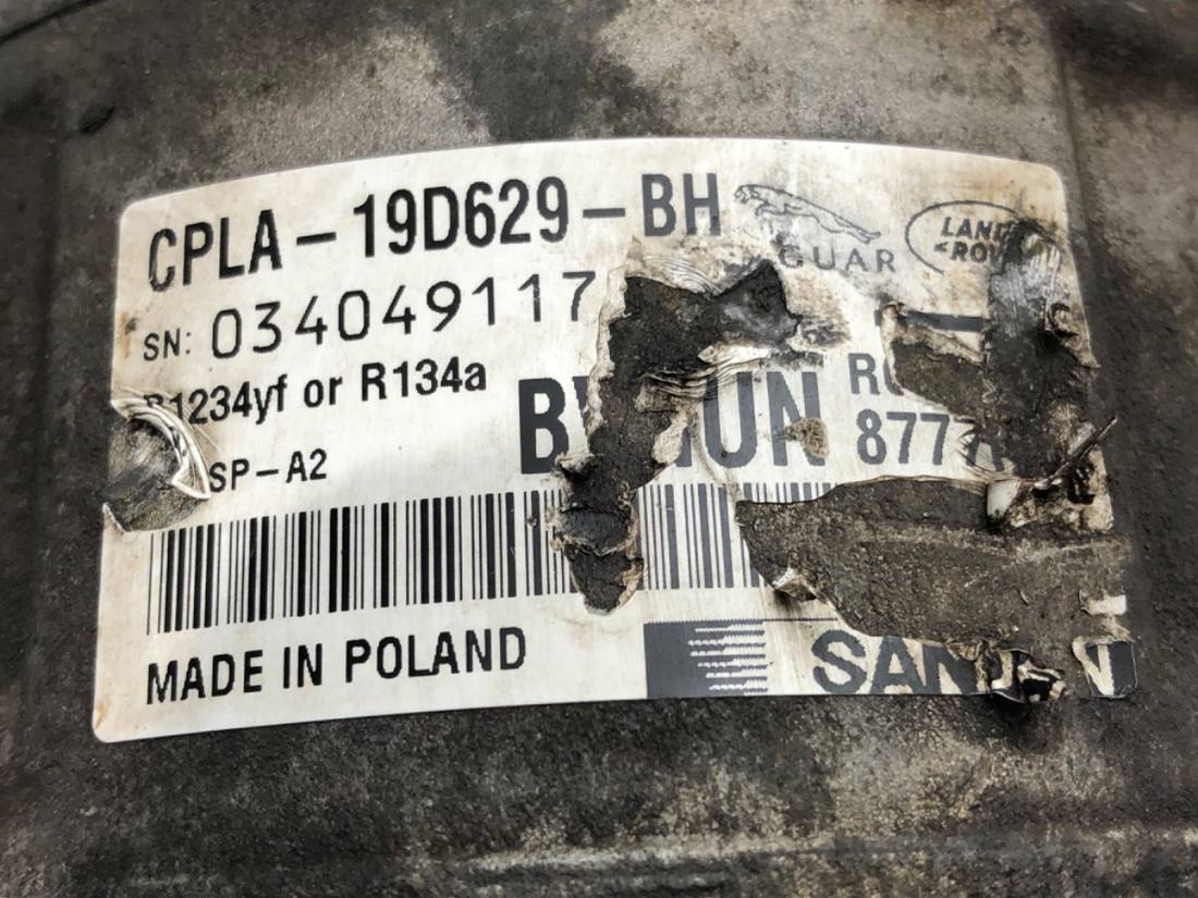 Компрессор кондиционера Jaguar XE CPLA-19D629-BH — фото детали 5