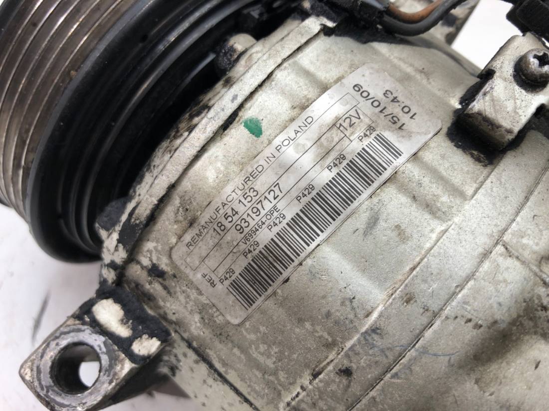 Компресор кондиціонера Opel Vectra C 93197127 — фото деталі 4
