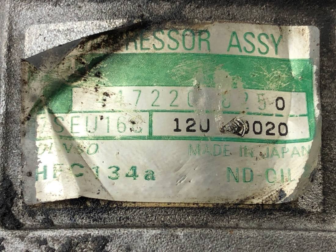 Компрессор кондиционера Mercedes S W221 A0002306411 — фото детали 5