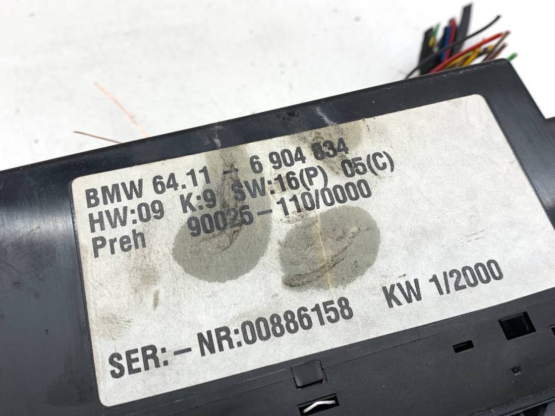 Блок керування пічкою клімат BMW 5 E39 6904834 — фото деталі 3