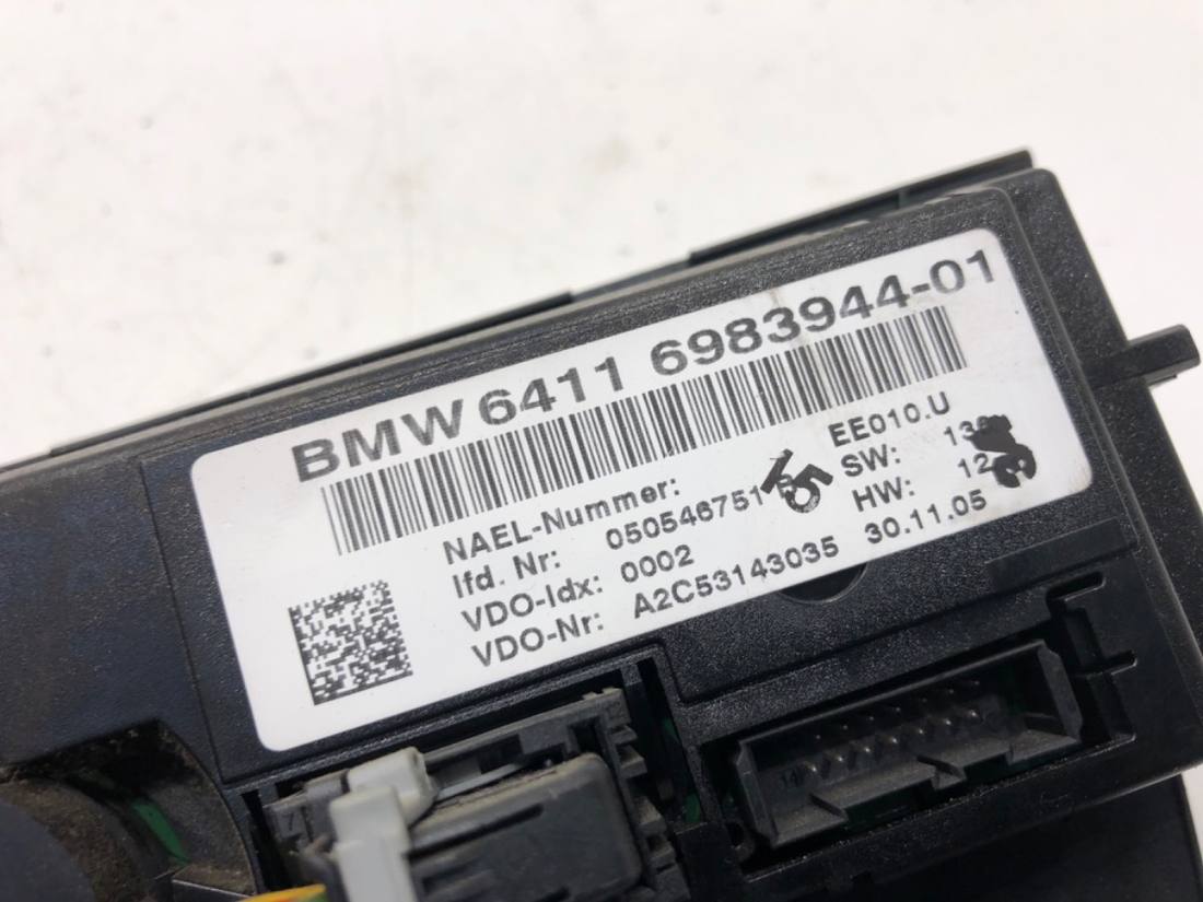 Блок управления печкой климат BMW 3 E90 6983944 — фото детали 3