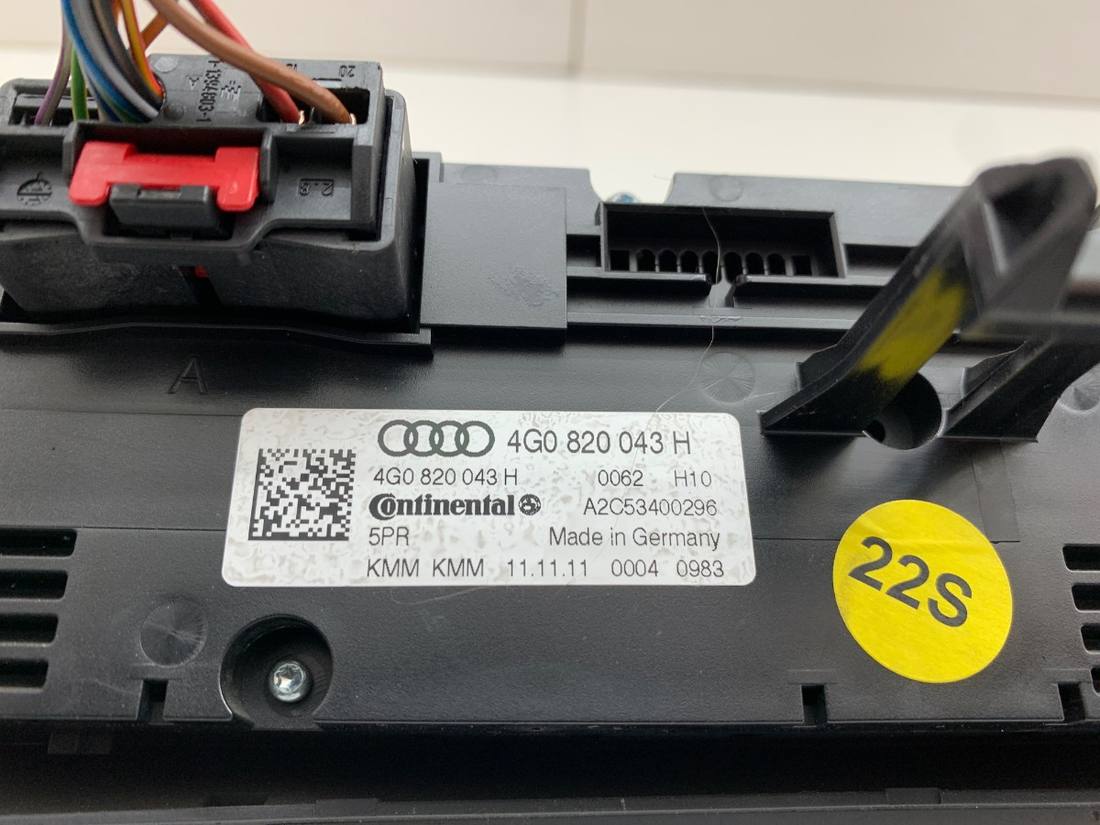 Блок керування пічкою клімат Audi A6 C7 4G0820043H — фото деталі 6