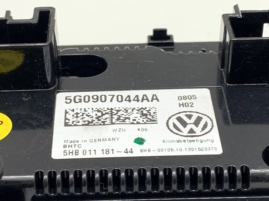 Блок керування пічкою клімат Volkswagen Golf 7 5G0907044AA — фото деталі 4