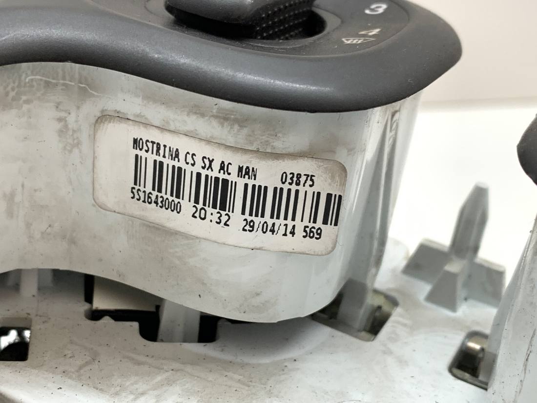 Блок керування пічкою клімат Fiat Panda 5S1643000 — фото деталі 5