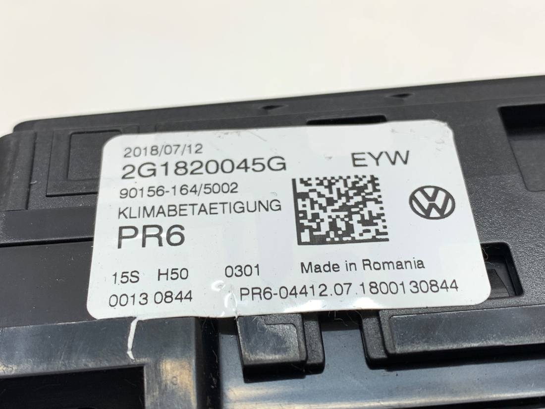 Блок керування пічкою клімат Volkswagen Polo 2G1820045G — фото деталі 3