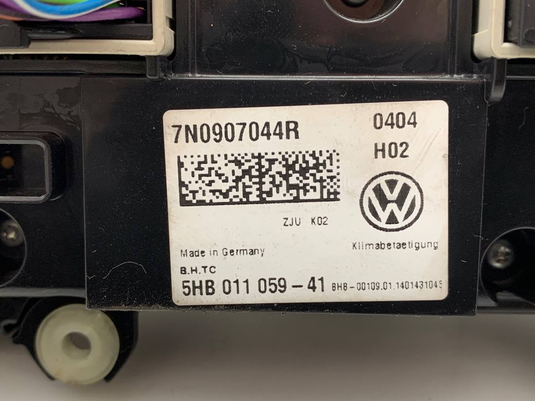 Блок керування пічкою клімат Volkswagen Sharan 7N0907044R — фото деталі 4