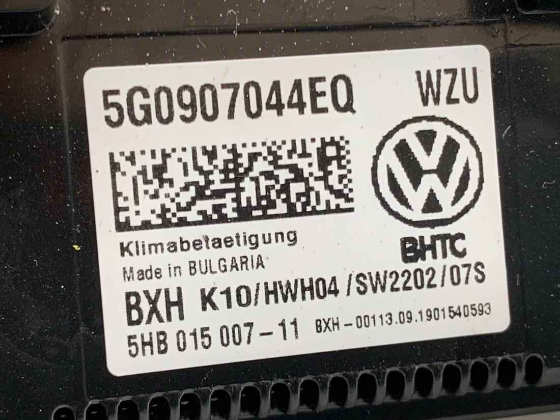 Блок керування пічкою клімат Volkswagen Passat B8 5G0907044EQ — фото деталі 5