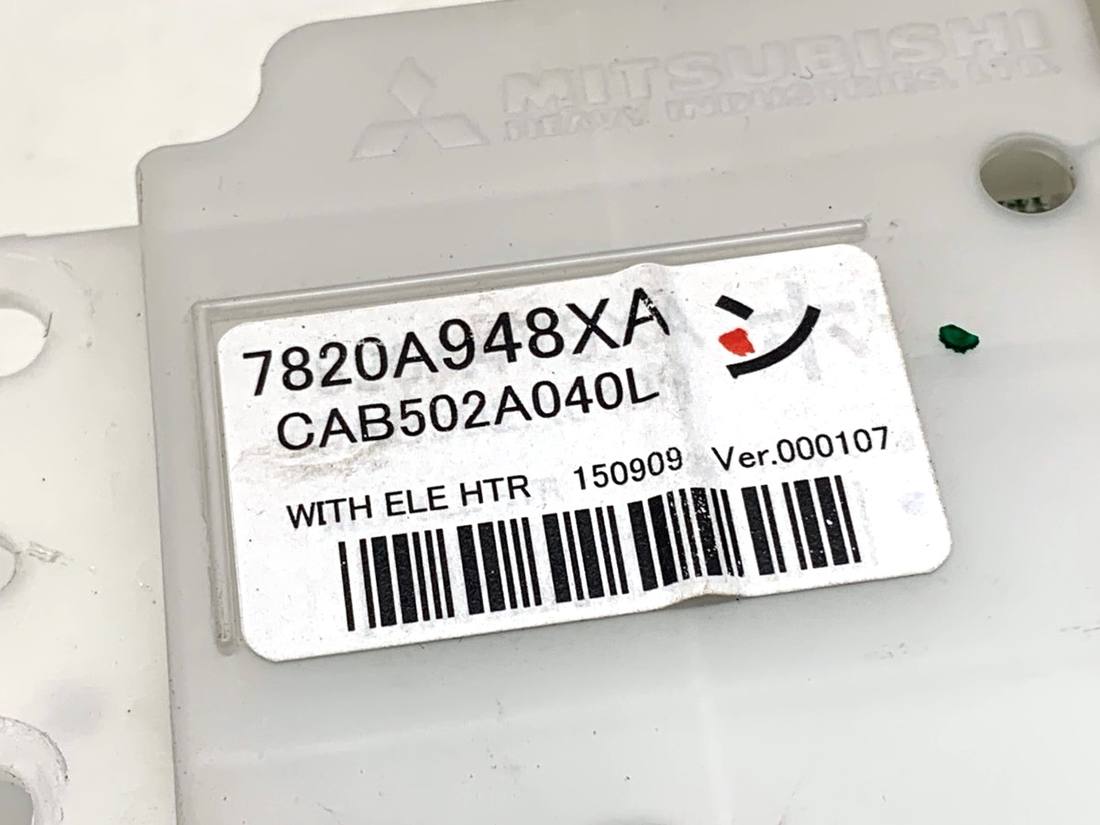 Блок керування пічкою клімат Mitsubishi Outlander 7820A948XA — фото деталі 4