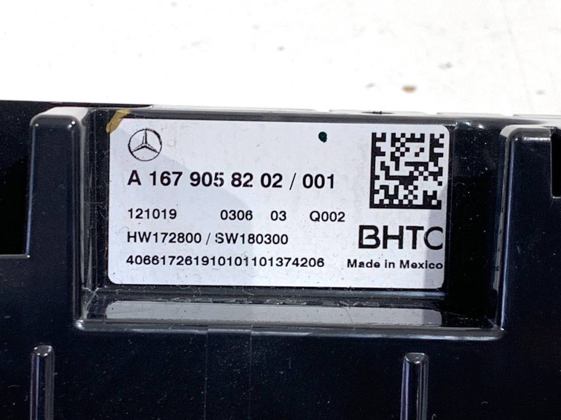 Блок керування пічкою клімат Mercedes GLE V167 A1679058202 — фото деталі 5