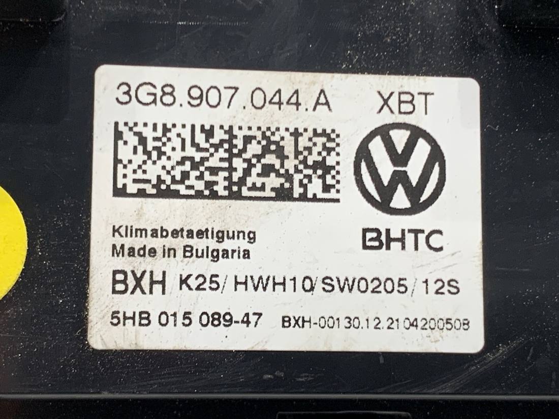 Блок керування пічкою клімат Volkswagen Passat B8 3G8907044A — фото деталі 5