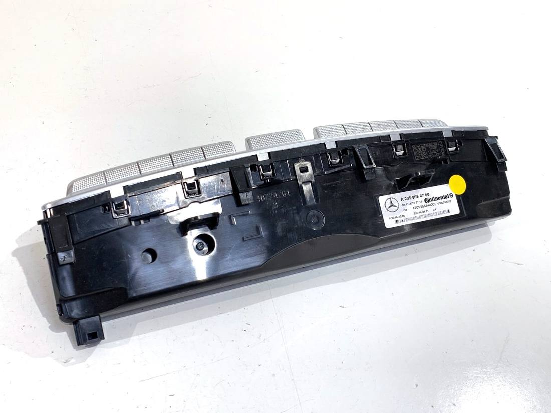 Блок управления печкой климат Mercedes C W205 A2059054706 — фото детали 2