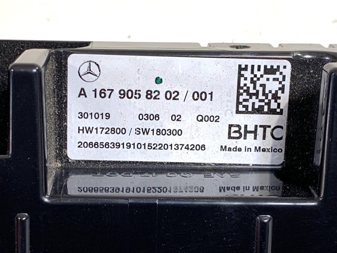 Блок керування пічкою клімат Mercedes GLE V167 A1679058202 — фото деталі 4