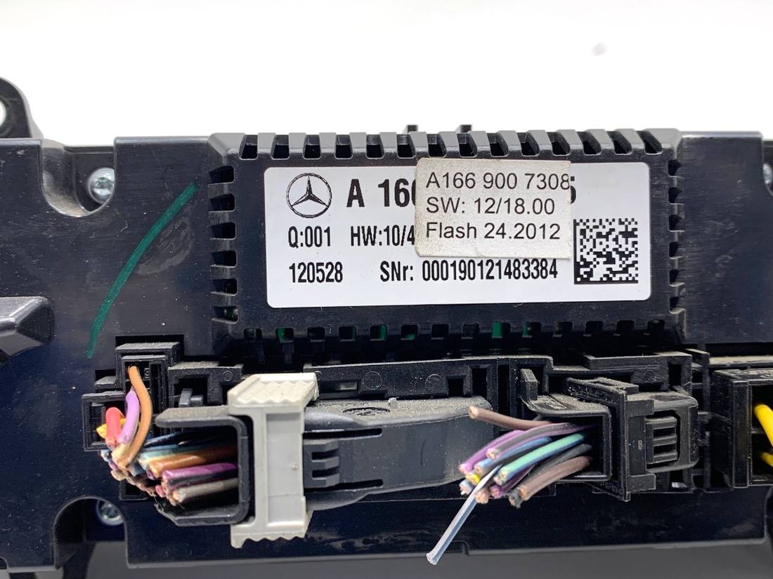 Блок управления печкой климат Mercedes GL X166 A1669007308 — фото детали 3