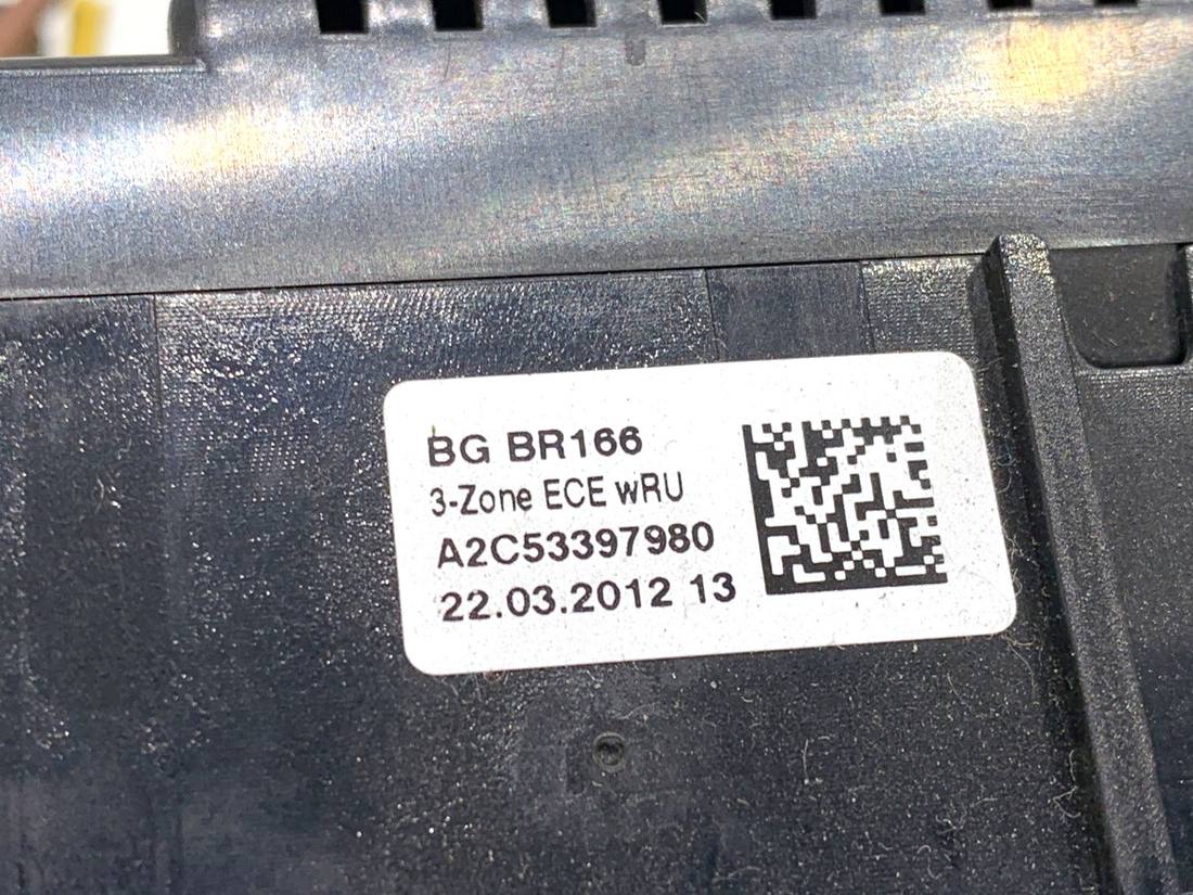 Блок управления печкой климат Mercedes GL X166 A1669007308 — фото детали 4
