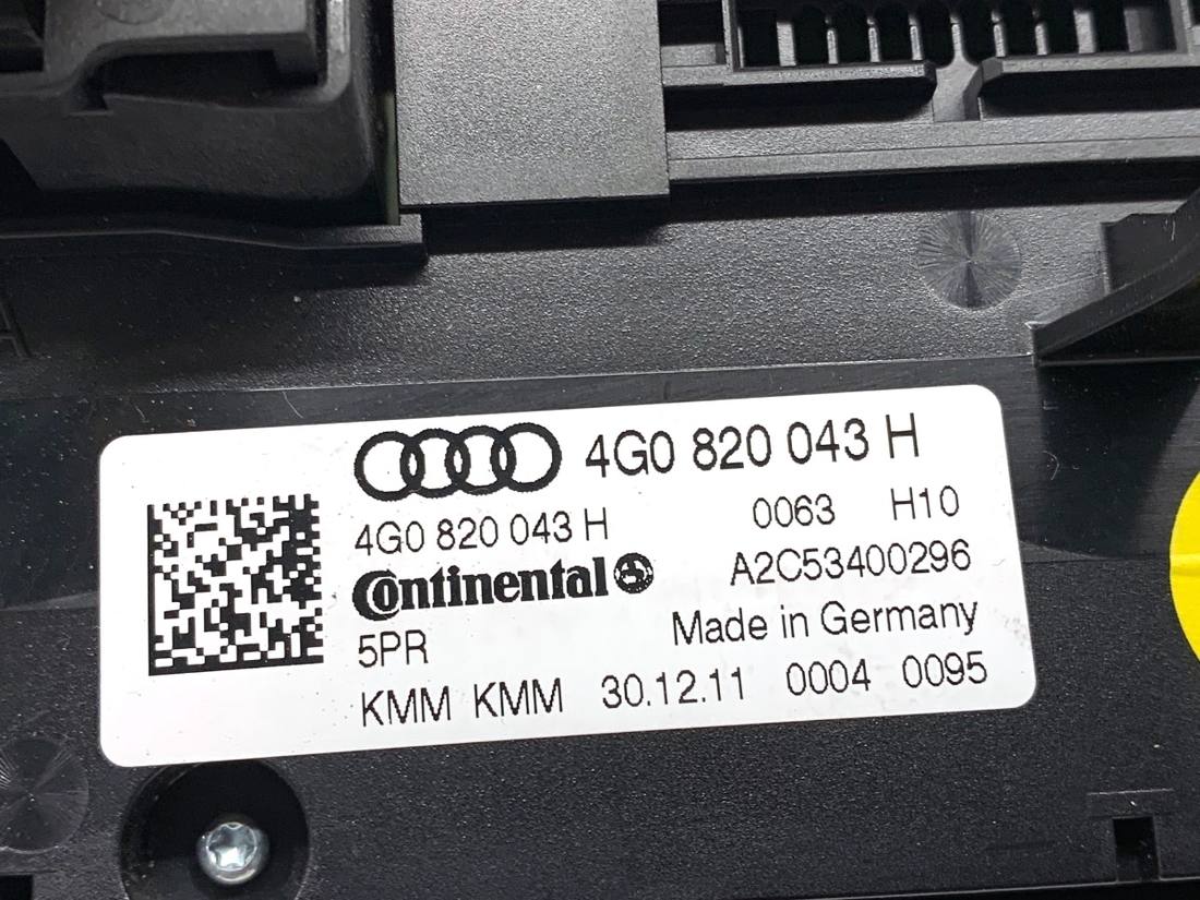 Блок керування пічкою клімат Audi A6 C7 4G0820043H — фото деталі 4