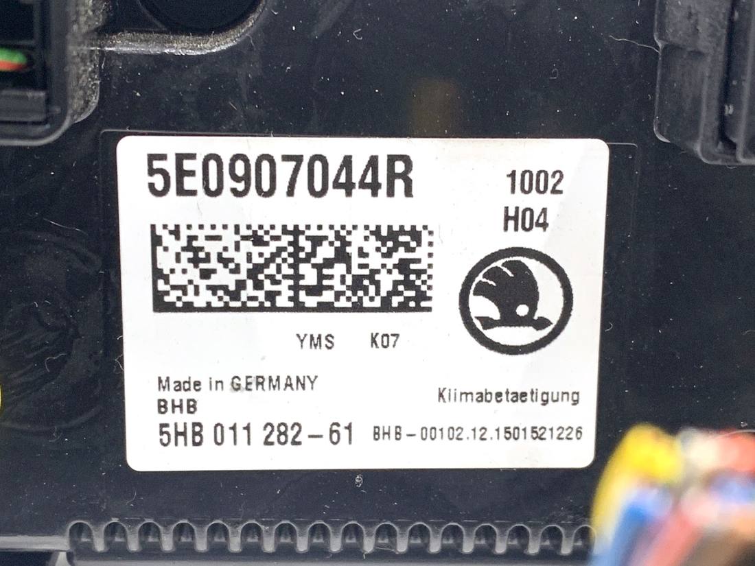 Блок керування пічкою клімат Skoda Octavia 3 5E0907044R — фото деталі 5