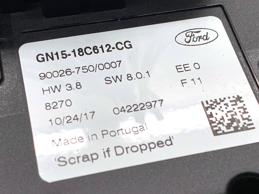 Блок керування пічкою клімат Ford ECOSPORT GN15-18C612-CG — фото деталі 4
